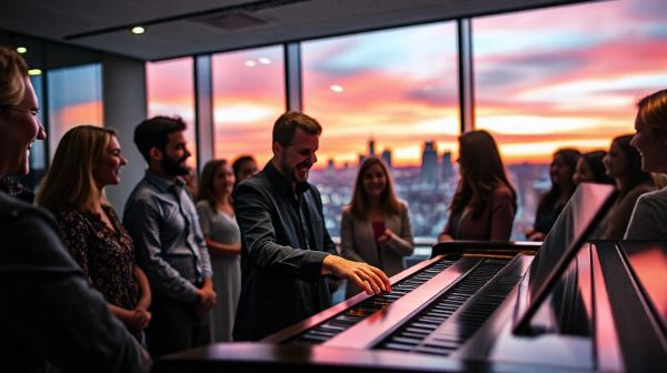 Expériences musicales innovantes pour renforcer l'esprit d'équipe